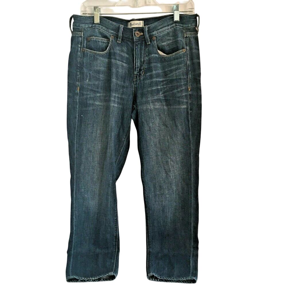 Madewell 27 blue denim jeans straight leg